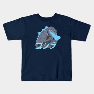 Blue Godzilla Kids T-Shirt